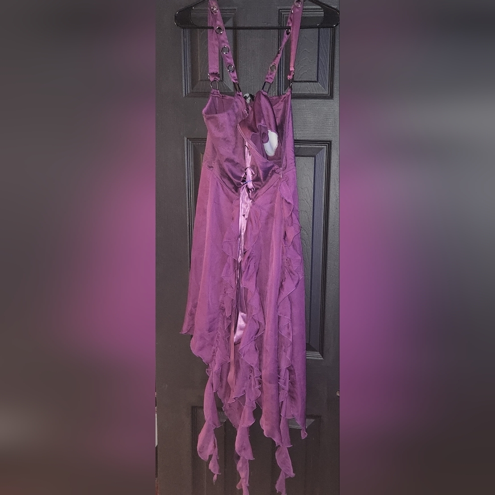 Lifes No Fairytale Purple Dress By Current Mood..